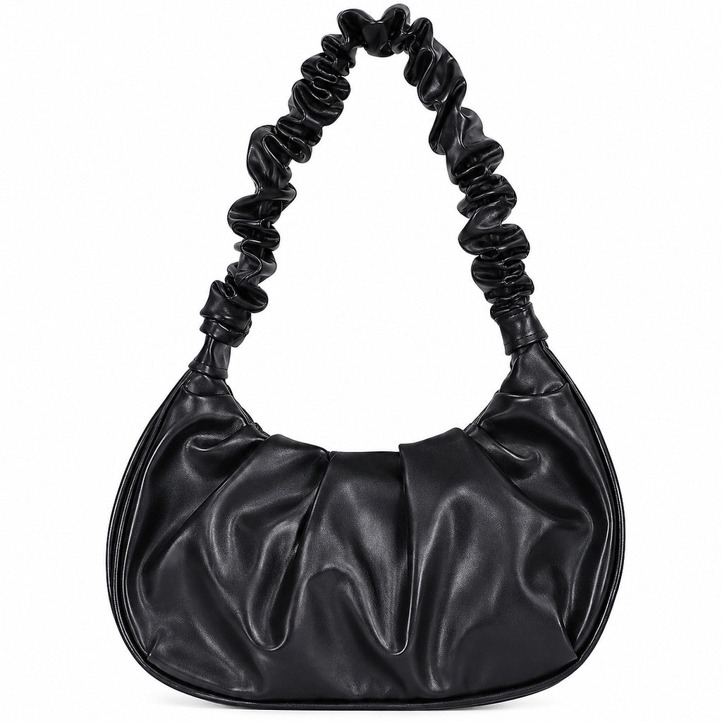 Luna Stylish Black JW PEI Gabbi Ruched Hobo Handbag