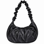 Luna Stylish Black JW PEI Gabbi Ruched Hobo Handbag