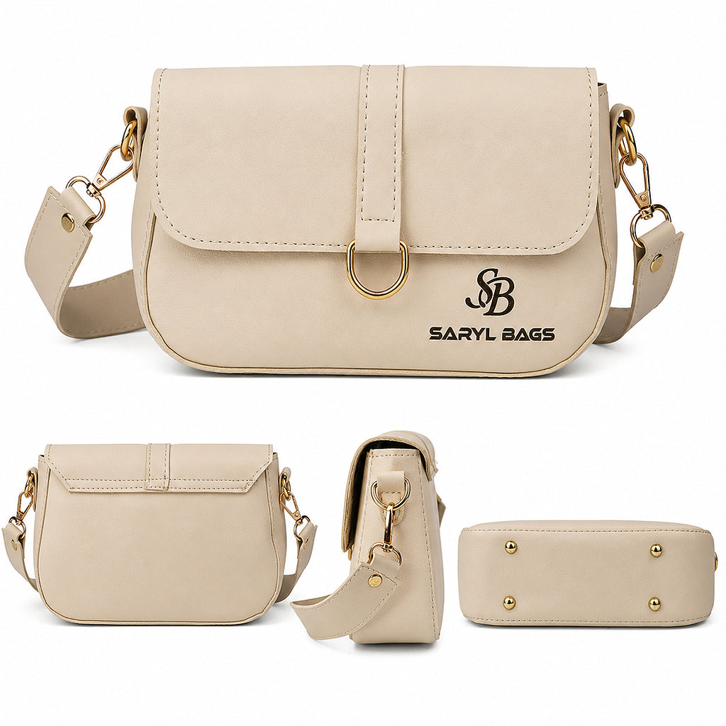 QUIET LUXE Off-White Saryl Bags Shoulder Bag