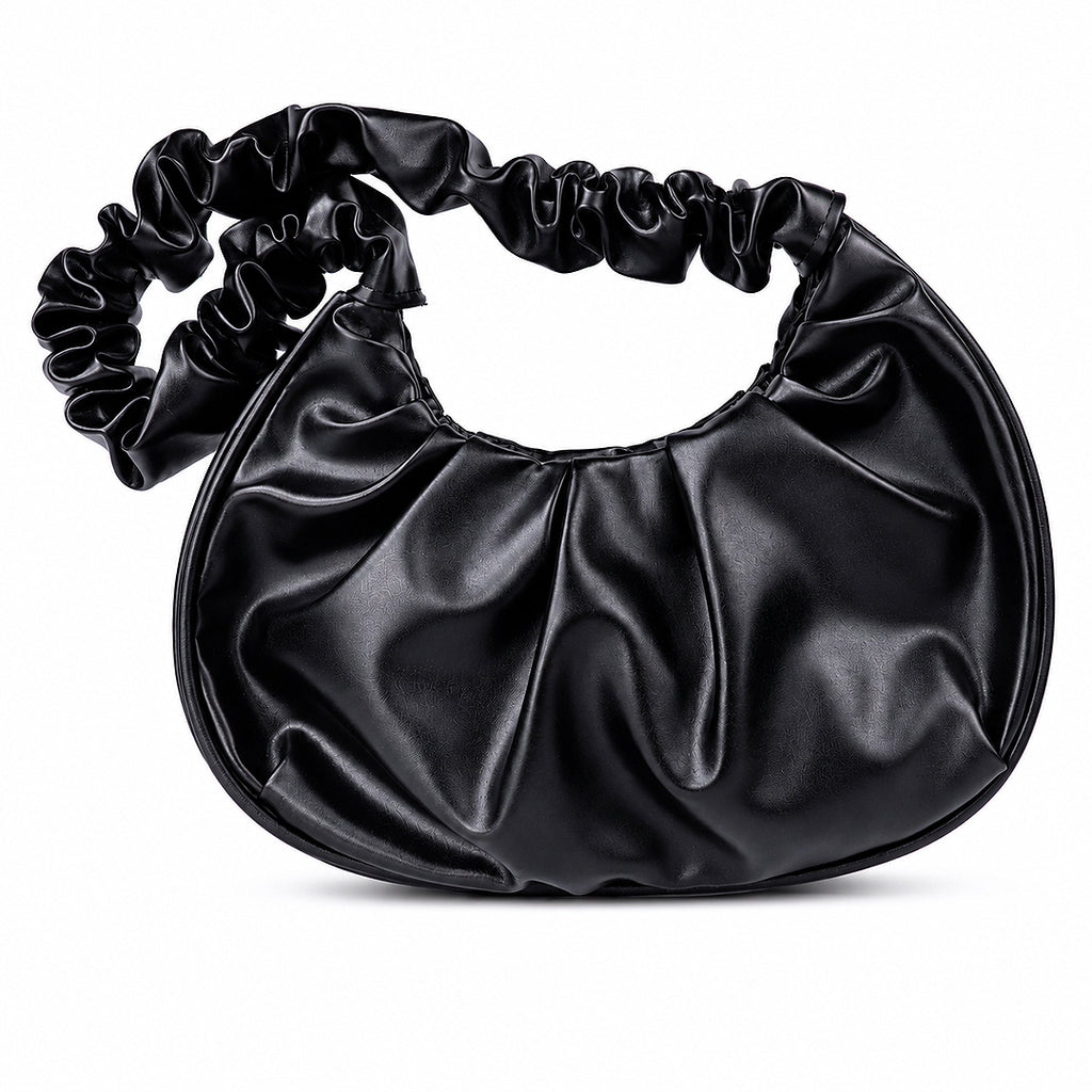 Luna Stylish Black JW PEI Gabbi Ruched Hobo Handbag