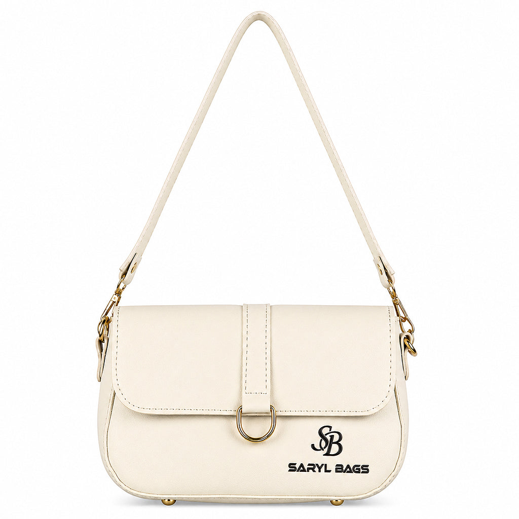 QUIET LUXE Off-White Saryl Bags Shoulder Bag