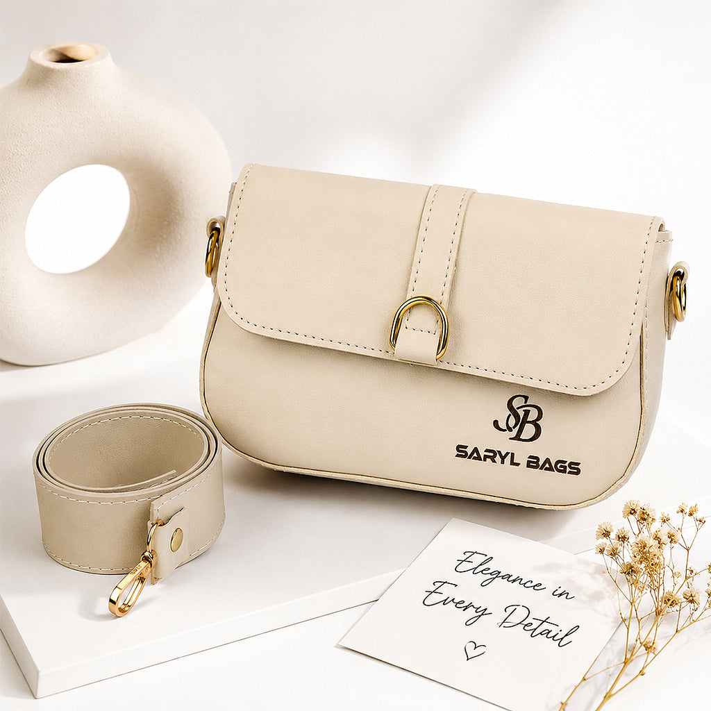 QUIET LUXE Off-White Saryl Bags Shoulder Bag