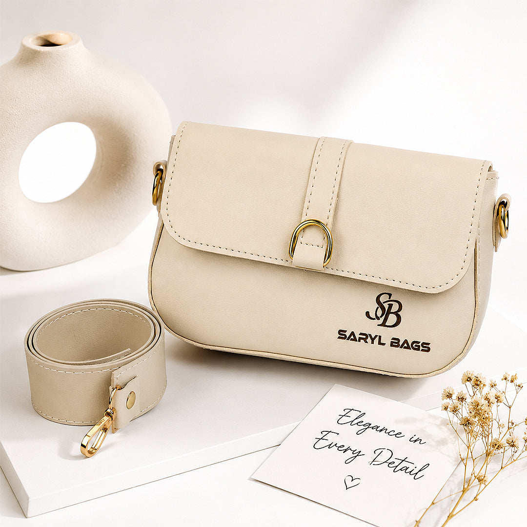 QUIET LUXE Off-White Saryl Bags Shoulder Bag