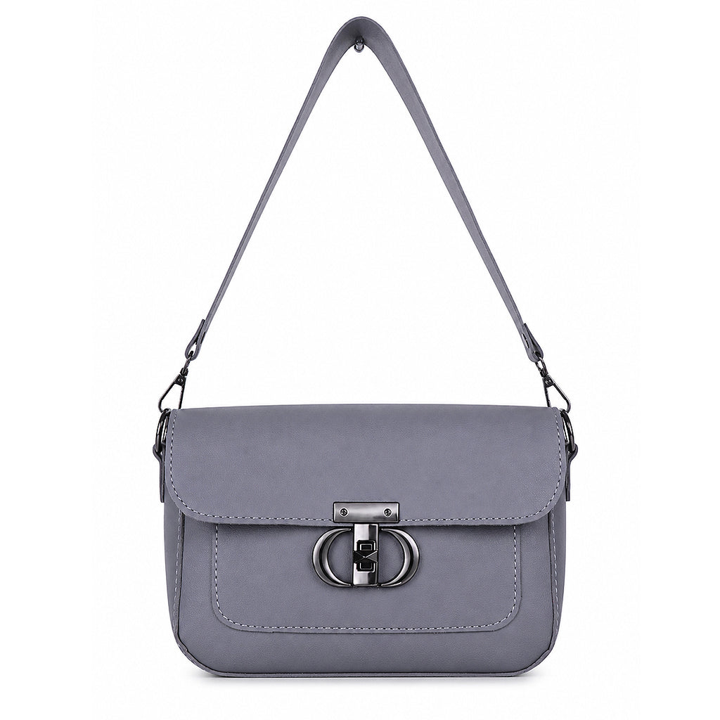 Mist Naqsh Sleek Grey Women's Shoulder Bag