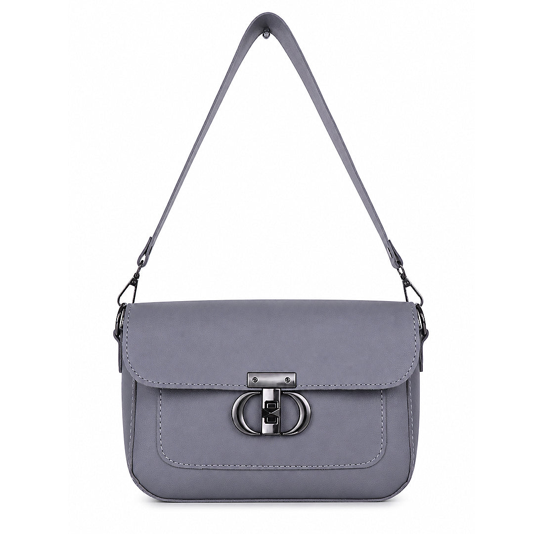 Mist Naqsh Sleek Grey Women's Shoulder Bag
