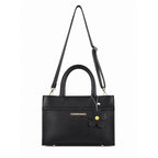 Black Top Handle Handbag | Naqsh – Stylish Floral Charm