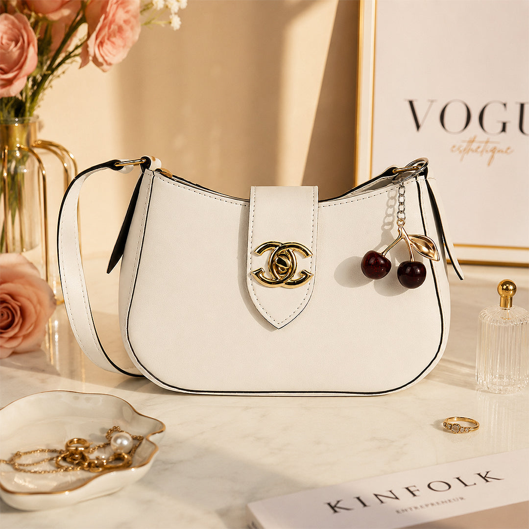 Naqsh Gleam Half Moon Handbag