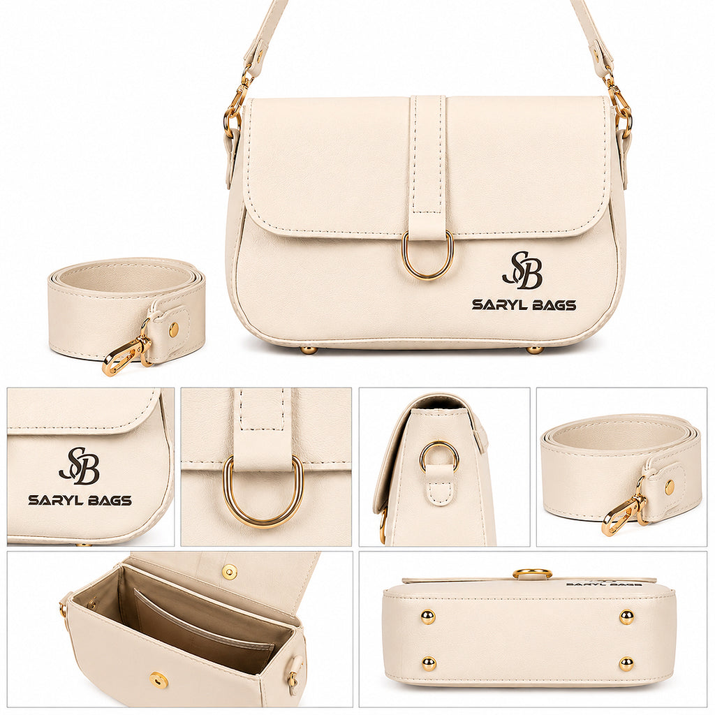 QUIET LUXE Off-White Saryl Bags Shoulder Bag