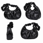 Luna Stylish Black JW PEI Gabbi Ruched Hobo Handbag