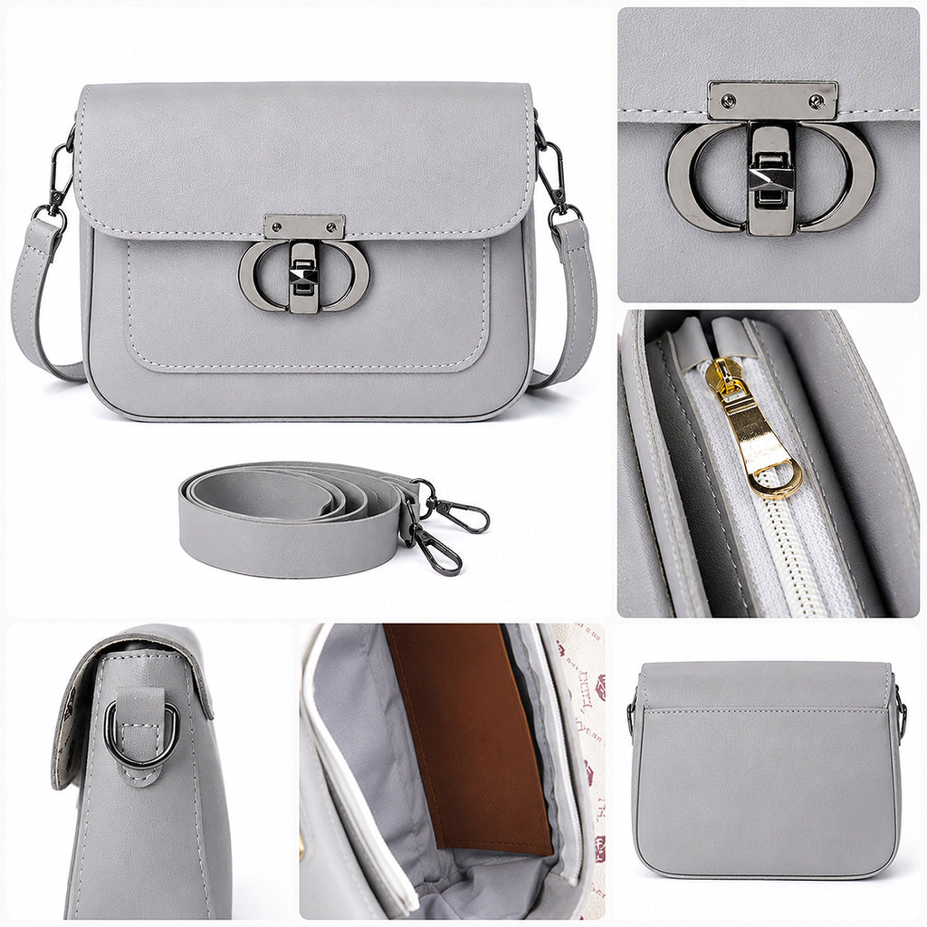 Mist Naqsh Sleek Grey Women's Shoulder Bag