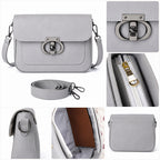 Mist Naqsh Sleek Grey Women's Shoulder Bag