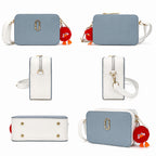 Sky Trace Light Blue Camera-Style Crossbody Bag