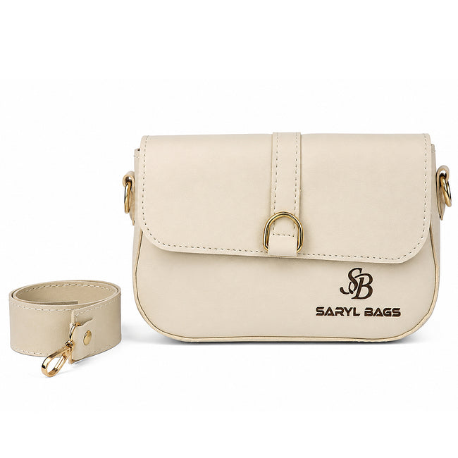 QUIET LUXE Off-White Saryl Bags Shoulder Bag Hover Image